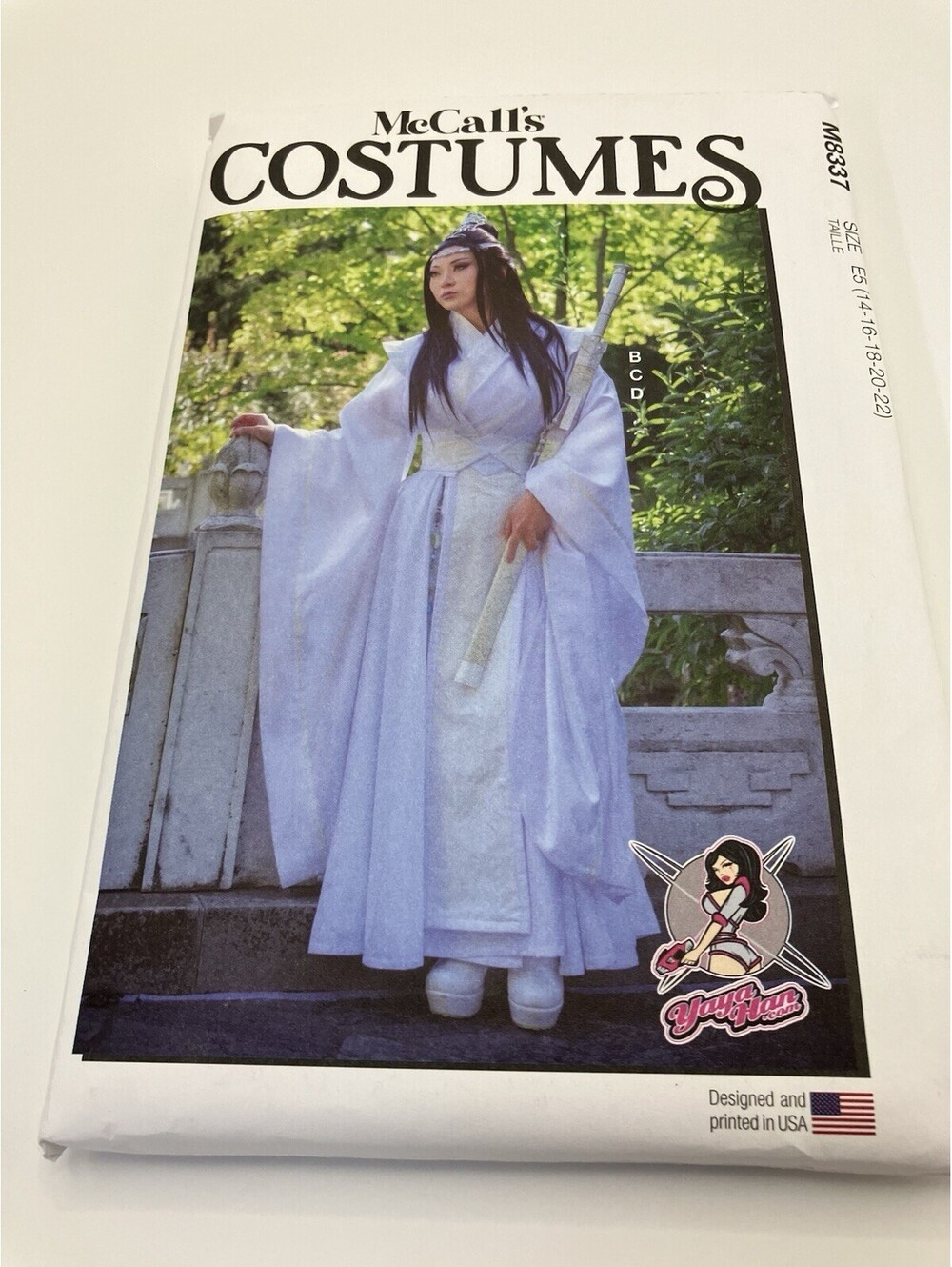 McCall's Costumes M8337 Misses 14 to 22 Hanfu Outfit Uncut Sewing Pattern New